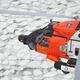A Coast Guard Jayhawk helicopter in a search and rescue exercise.